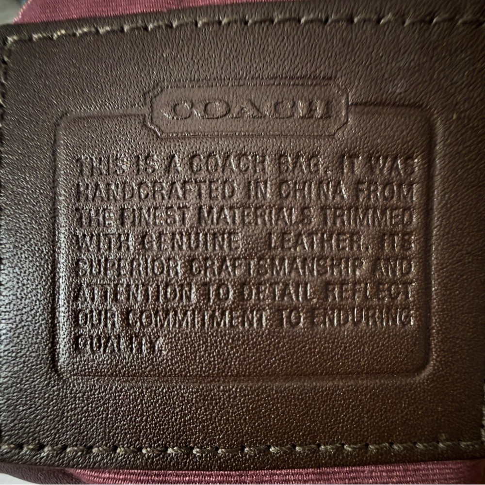 Coach mini patchwork hobo shoulder bag Women’s pu… - image 4